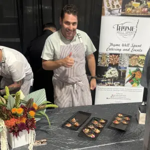 All tables featured a culinary delight
