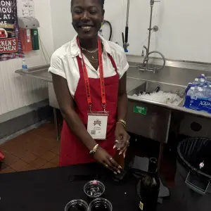 Smiles from everyone, a party atmosphere