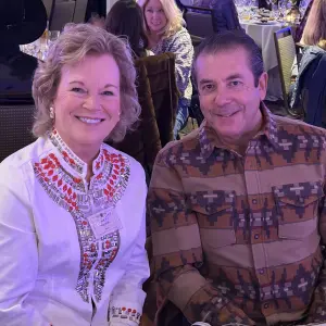 Leslie Sarasan, FMI with Oscar Gonzalez, Northgate Markets