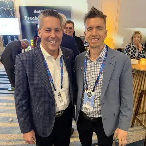 Greg McNiff, Stater Bros with Tim Cohen, Eggs Unlimited.