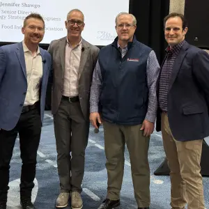 Brad Bogolea, Simbe Robotics, Bruce Burrows, BB Advisors Inc., John DeCicco, DeCicco & Sons Markets, Tom Henry, Schnuck Markets. Inc.