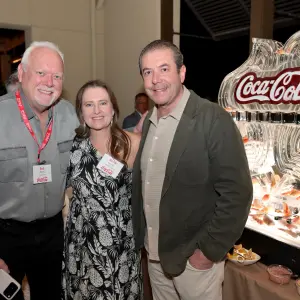 Bob Reeves, Shelby Publishing with Sylvia and Oscar Gonzalez, Northgate Markets