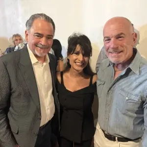 Steve and Theresa Junqueiro with Karl Schroeder