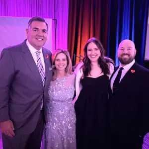 Scott & Kelly Drew, HGG with daughter Bre and Andrew McCracken.