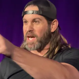 Jon sharing his crazy life story