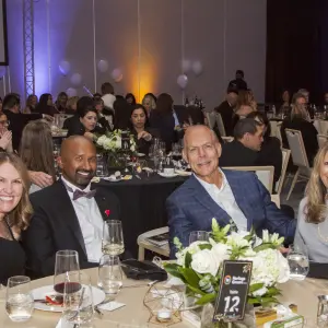 Christine and Prabash Coswatte, DAve and Julie Hirz, Heritage  grocers group