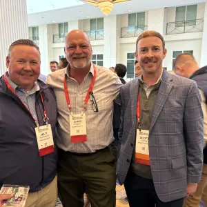 Matt Monkiewicz, Chris Reisner and Scott Cassel from Kayem Foods Inc.