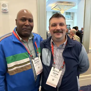 Rodney Nickens and Jacob Craig from Harris Teeter