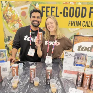 Niket Soni with Christine Gaudet, Co-Founder TODO, Grand Island, NY