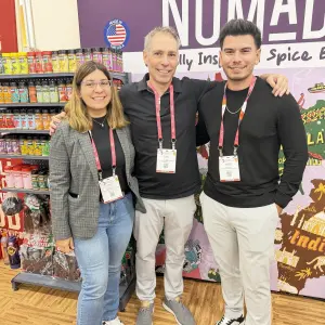 Daniela Moore, R&D Mgr; Michael Jalonen, EZ Bombs; Brandon Castaneda, EZ Bombs De Silva Brothers & Company