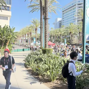 Evening Entertainment and Networking area of  Expo West
