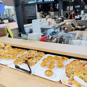 Coffee and pastries for the Illuminators