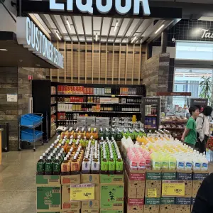Surprising small liquour dept.