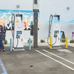 Charging station open 24 hours a day