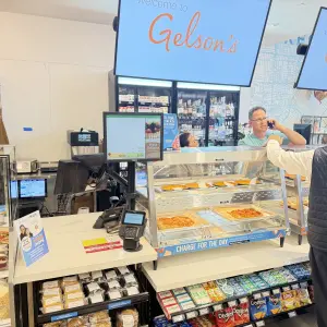 Something NEW, this store offers fresh hot food.