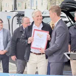 Certificate from Steven S. Choi, PhD California State Senator