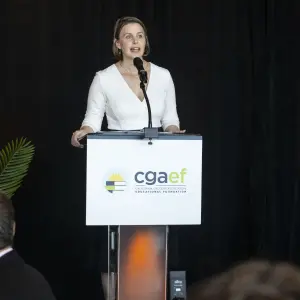 Brianne Page, Chair of the CGAEF Board of Trustees