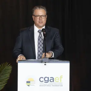 Adam Salgado  Chair of the CGAEF Board of Trustees  , Heritage Grocers Group