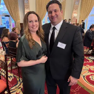 Jacqueline Michlitsch with Ken Rinaldi, Albertsons Shaws