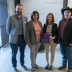 NRGS Award Ceremony - Lori Capouch with NDAREC Team.jpg