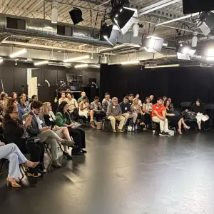 Seating was up close and intimate with speakers making Q&A and engagement much more personal