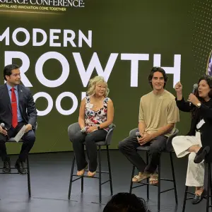 Panel, Pam Negoro, Founder of Touch, Martin Forde, Retail Brokerage & Strategy for Disruptive Brands, Cynthia Ferngren, Founder of Brandsol Agency