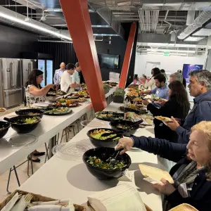 Complimentary lunch was served for all