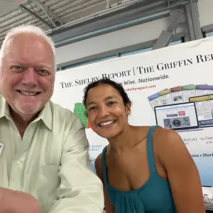 Bob Reeves with Vanessa Hensler, Consultant for the food industry