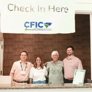The CFIC registration team.