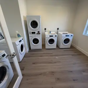 Safe and secure areas for laundry needs
