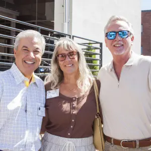 Pat Posey with Cindy and Mike Hendry