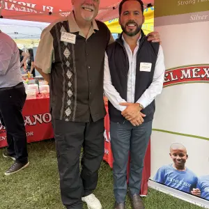 Bob Reeves with Jose Ramon Lopez, Marquez Bros.