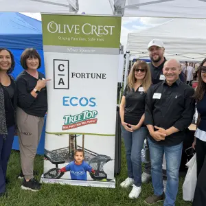 Michelle Hankins, Kathy Talamante, Laureen Purpura, Parker Nakken, Daryn Berman, CA Fortune and Liz Gustafson, YOGI