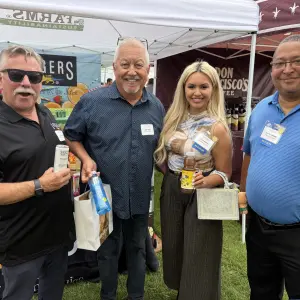 Joe Henderson, HSR Sales, Art Flores, Perfect Hydration, Crusta; A;ba, Heritage Grocers, Carlos Guerra, Heritage Grocers