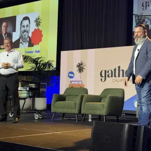 Richard Wardwell President, CGA with Tommy Huls, Headlite Illuminators, TWANG