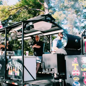 The United Group cooking trailer
