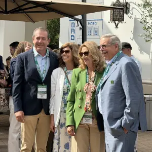 Oscar, Maria, Estella & Miguel II Gonzalez were on hand at the opening
